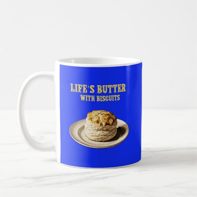 Caneca De Café Biscoito Fofinho num Prato, Os Biscoitos de Mantei (Esquerda)