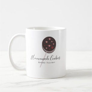 Caneca De Café Biscoitos caseiros de padaria desenhados