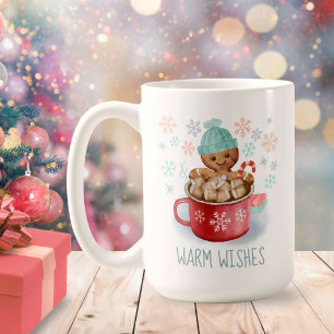 Caneca De Café Biscoitos de Gengibre & Cacau Natal