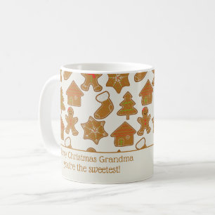 Caneca De Café Biscoitos de Gengibre Personalizados Natal