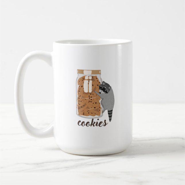 Caneca De Café Biscoitos-de-guaxinim (Esquerda)