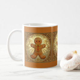 Caneca De Café Biscoitos de Homem de Gengibre Estilo Vintage