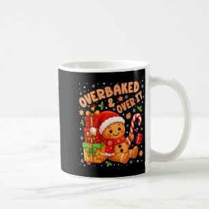 Caneca De Café Biscoitos De Natal Gingerbrea Mal Assados E Fora D