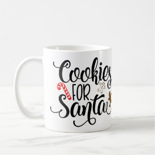 Caneca De Café Biscoitos para Papais noeis de Natal Divertido