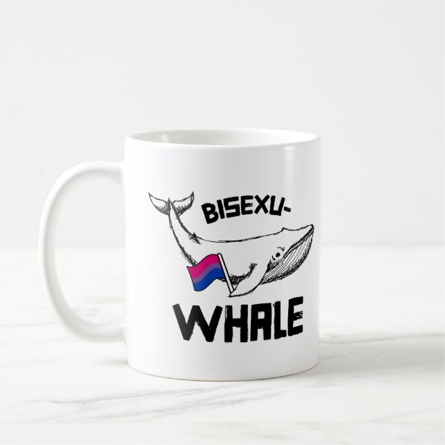 Caneca De Café Bisexu-baleia-bisexubaleia (Esquerda)