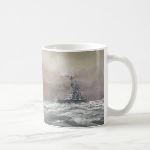 Caneca De Café Bismarck sinaliza Prinz Eugen 0959hrs o 24 de maio