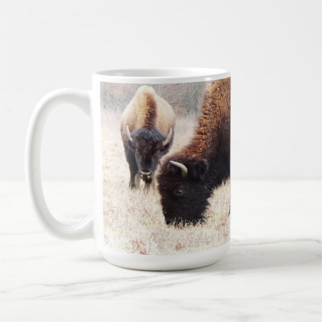 Caneca De Café Bison Prairie Coffee Mug (Esquerda)