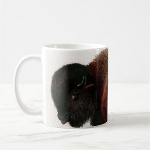 Caneca De Café Bison vintage ilustrado