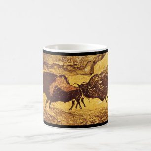 Caneca De Café Bisons', Lascaux, Dordogne_Art da antiguidade