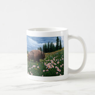 Caneca De Café Bisonte americano - "nenhum tempo para flores "
