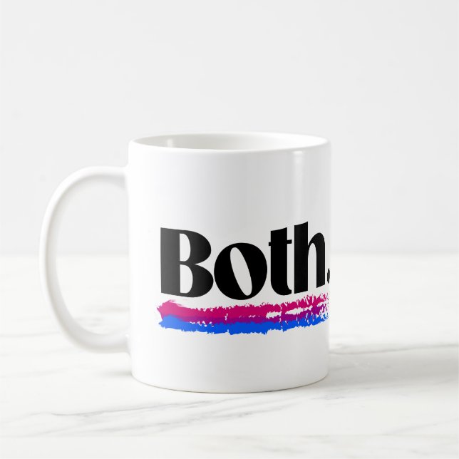 Caneca De Café Bissexual Ambos (Esquerda)