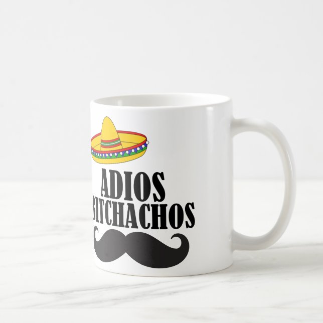 Caneca De Café bitchachos do adios (Direita)
