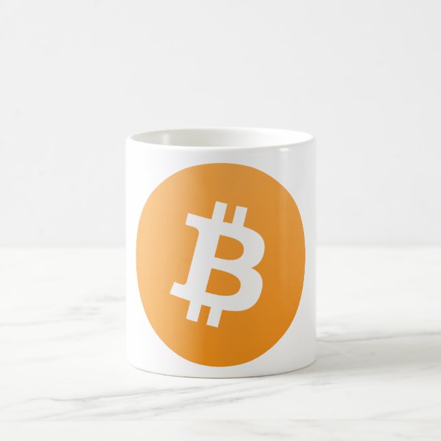 Caneca De Café Bitcoin (Centro)