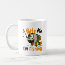 Caneca De Café Bite Me, I'm Fishing