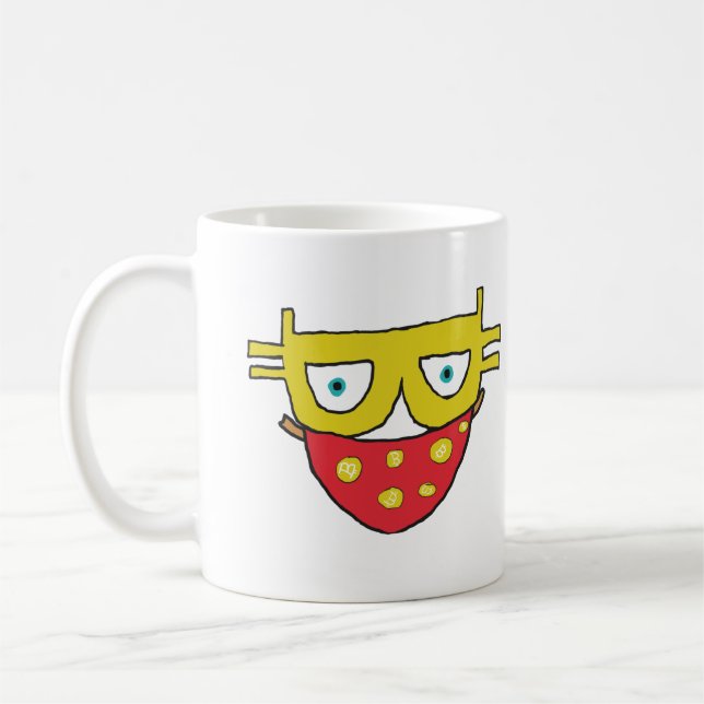 Caneca De Café Bitmoeda Bandit (Esquerda)