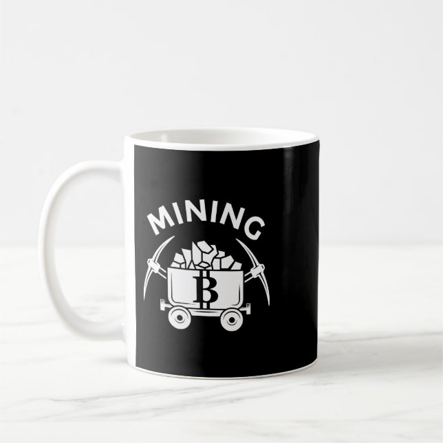 Caneca De Café Bitmoney Mining (Esquerda)