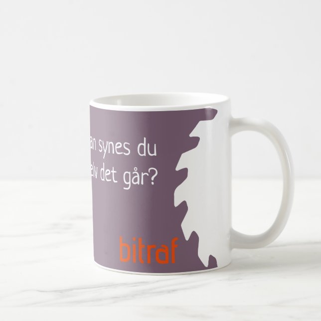 Caneca De Café Bitraf kopp - hvordan synes du selv det går? (Direita)