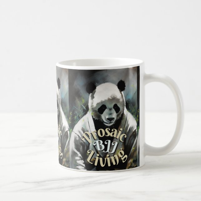 Caneca De Café BJJ Panda Prosaico (Direita)