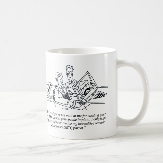 Caneca De Café Blabbing left hand mug (Direita)