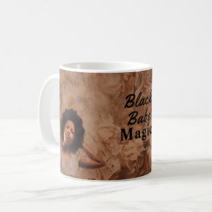Caneca De Café Black Babe Magic Strong Girl Melanin Queen Café