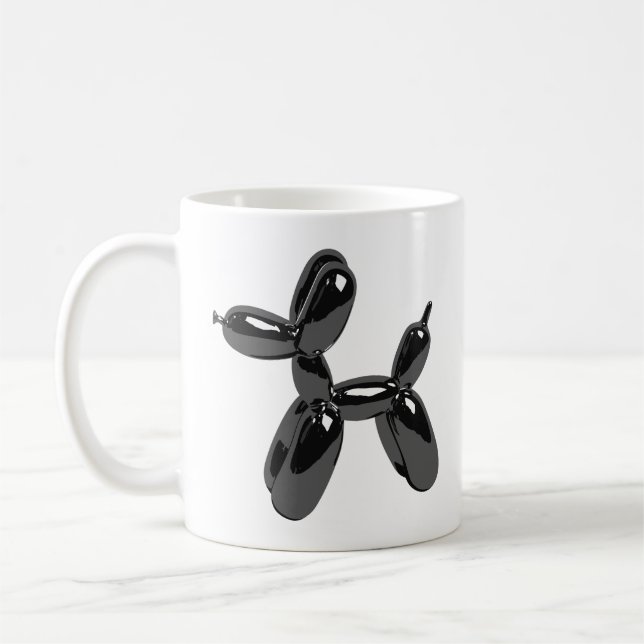 Caneca De Café Black Balloon Dog  (Esquerda)