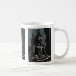Caneca De Café Black Buddha... Nong Khai, Isaan