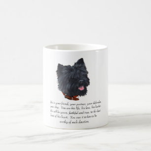 Caneca De Café Black Cairn Terrner Lembrança - Macho
