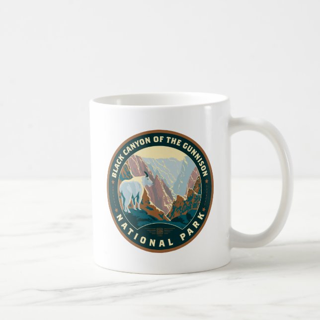 Caneca De Café Black Canyon National Park (Direita)