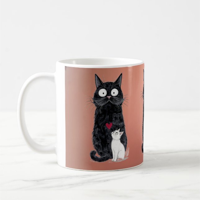Caneca De Café black cat  (Esquerda)