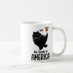 Caneca De Café Black Cat No Kings In America Nós, As Pessoas Poli
