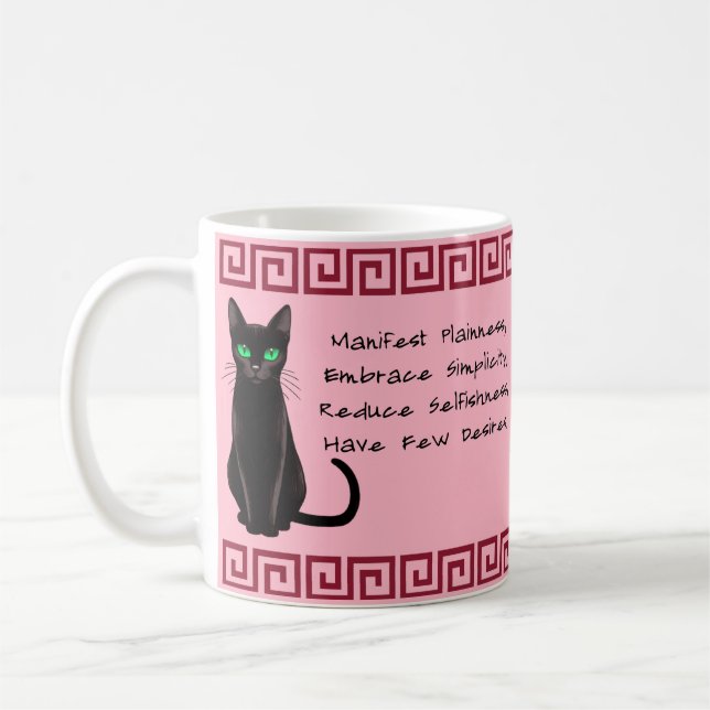 Caneca De Café Black Cat Wisdom Mug (Esquerda)