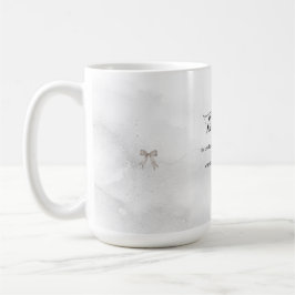 Caneca De Café Black Coquette Minimalista Elegante 50º Aniversári