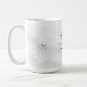 Caneca De Café Black Coquette Minimalista Elegante 50º Aniversári
