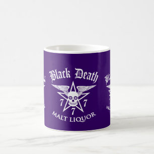 Caneca De Café Black Death 777 - Malt Liquor