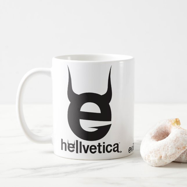 Caneca de Café BLACK Evil “e” – Clássico (Com Donut)