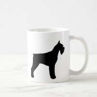 Black Giant Schnauzer Silhouettes Dog Lover's