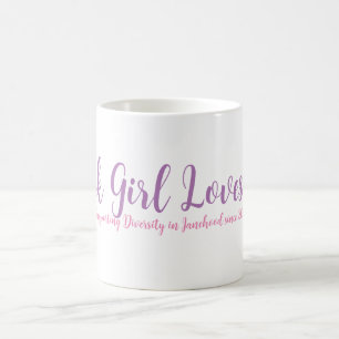 Caneca De Café Black Girl ama Jane Classic Mug in White