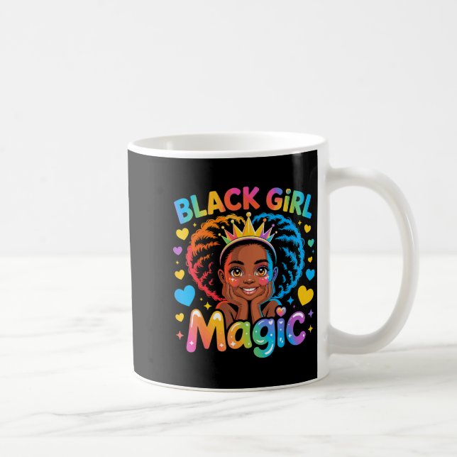 Caneca De Café Black Girl Magic African Girl Hbcu  (Direita)