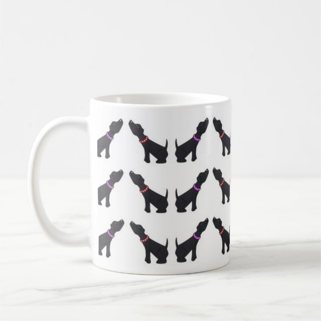 Caneca De Café Black Labrador Mug (Esquerda)