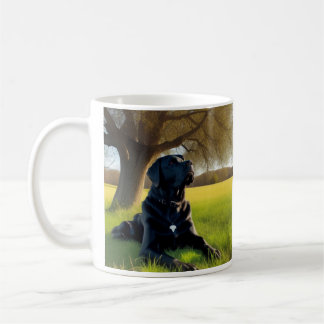 Caneca De Café Black Labrador Retriever