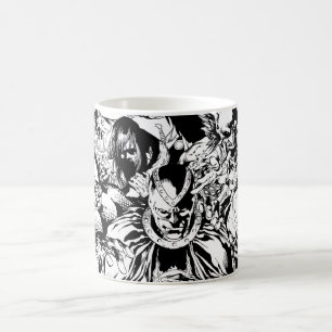 Caneca De Café Black Lanterna Corps - Preto e Branco