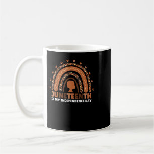 Caneca De Café Black Melanin Women Queen Juneteten É Minha Indept