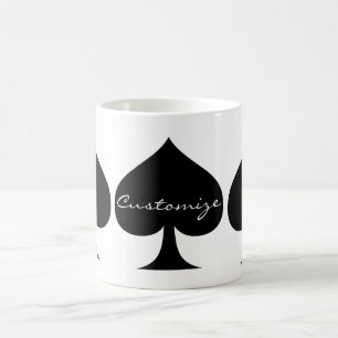 Caneca De Café Black Queen of Spades Black Thunder_Cove