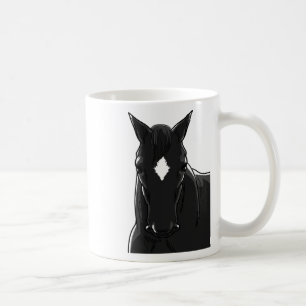 Caneca De Café Black Stallion Horse Colt Horseback Proprietário G