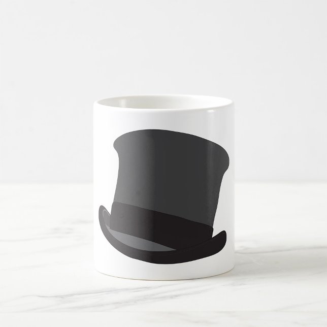 Caneca De Café Black Top Hat (Criador carregado)