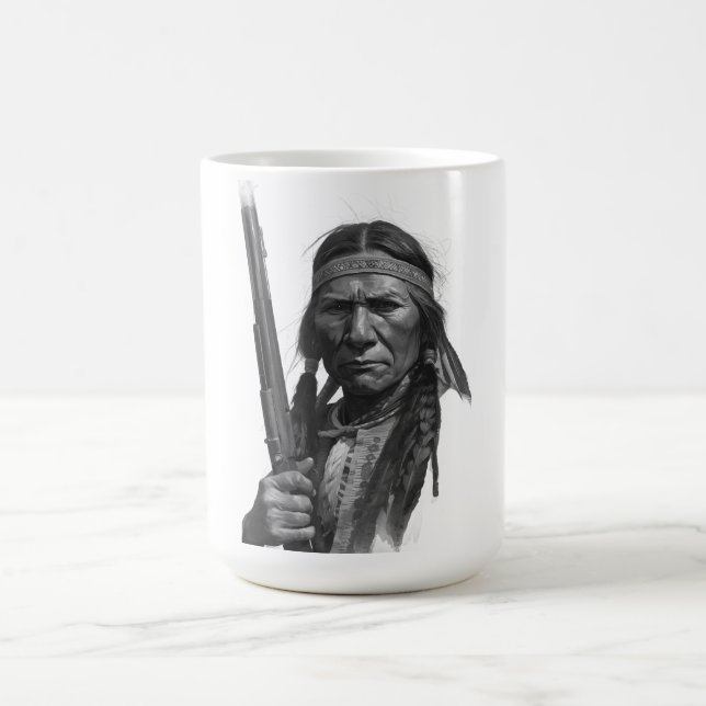 Caneca De Café Black & White Geronimo (Centro)