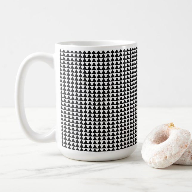 Caneca De Café Black & White Mug (Com Donut)