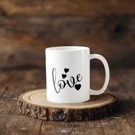 Caneca De Café Black & White Mug