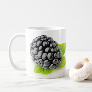 Caneca De Café Blackberry e hortelã