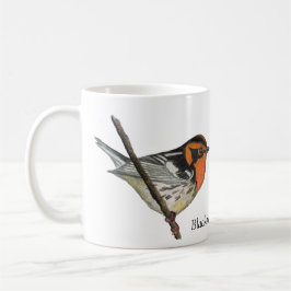 Caneca De Café Blackburnian Warbler White Coffee Cup